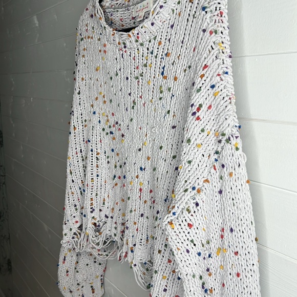 Sweet generis. knitted popcorn sweater. M/L - Picture 2 of 5